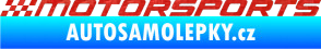 Samolepka Motorsports 001 3D karbon červený