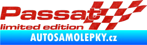 Samolepka Passat limited edition pravá 3D karbon červený