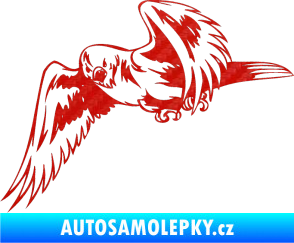 Samolepka Predators 036 levá 3D karbon červený