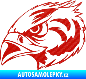 Samolepka Predators 084 levá 3D karbon červený