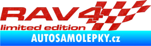 Samolepka RAV4 limited edition pravá 3D karbon červený
