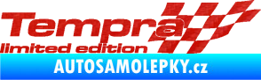 Samolepka Tempra limited edition pravá 3D karbon červený