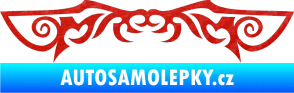 Samolepka Tetování 054 3D karbon červený