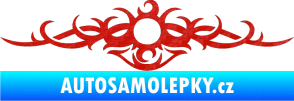 Samolepka Tetování 071 3D karbon červený