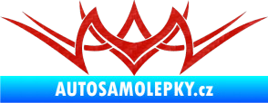 Samolepka Tetování 094 3D karbon červený