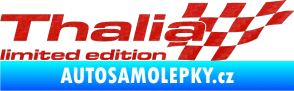 Samolepka Thalia limited edition pravá 3D karbon červený