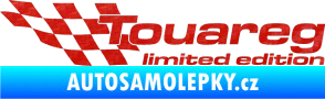 Samolepka Touareg limited edition levá 3D karbon červený