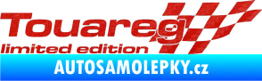 Samolepka Touareg limited edition pravá 3D karbon červený