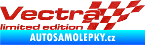 Samolepka Vectra limited edition pravá 3D karbon červený