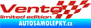 Samolepka Vento limited edition pravá 3D karbon červený