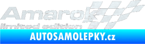 Samolepka Amarok limited edition pravá 3D karbon bílý