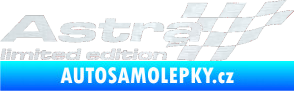 Samolepka Astra limited edition pravá 3D karbon bílý