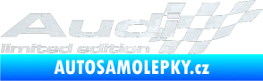 Samolepka Audi limited edition pravá 3D karbon bílý