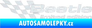 Samolepka Beetle limited edition levá 3D karbon bílý
