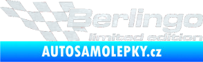 Samolepka Berlingo limited edition levá 3D karbon bílý
