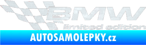 Samolepka BMW limited edition levá 3D karbon bílý