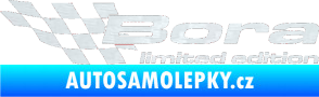 Samolepka Bora limited edition levá 3D karbon bílý