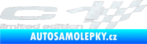 Samolepka C1 limited edition pravá 3D karbon bílý
