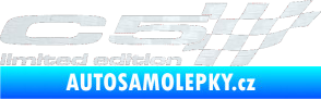 Samolepka C5 limited edition pravá 3D karbon bílý