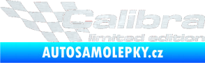 Samolepka Calibra limited edition levá 3D karbon bílý