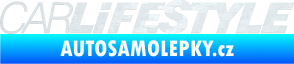 Samolepka Car Life Style 3D karbon bílý