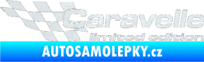 Samolepka Caravelle limited edition levá 3D karbon bílý