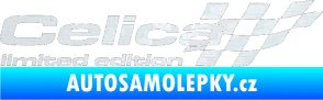 Samolepka Celica limited edition pravá 3D karbon bílý