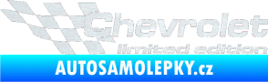 Samolepka Chevrolet limited edition levá 3D karbon bílý