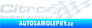 Samolepka Citroen limited edition pravá 3D karbon bílý