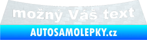 Samolepka Citroen Xm - přední 3D karbon bílý