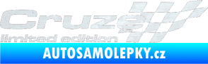 Samolepka Cruze limited edition pravá 3D karbon bílý