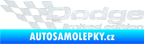 Samolepka Dodge limited edition levá 3D karbon bílý