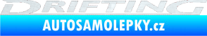 Samolepka Drifting 3D karbon bílý