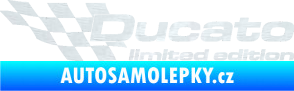 Samolepka Ducato limited edition levá 3D karbon bílý
