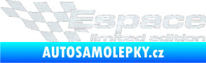 Samolepka Espace limited edition levá 3D karbon bílý