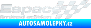 Samolepka Espace limited edition pravá 3D karbon bílý