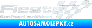 Samolepka Fiesta limited edition pravá 3D karbon bílý