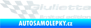 Samolepka Giulietta limited edition levá 3D karbon bílý