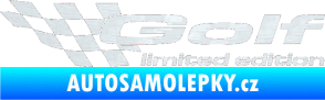 Samolepka Golf limited edition levá 3D karbon bílý