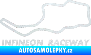 Samolepka Okruh Infineon Raceway 3D karbon bílý