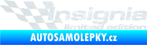 Samolepka Insignia limited edition levá 3D karbon bílý