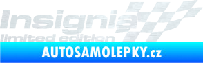 Samolepka Insignia limited edition pravá 3D karbon bílý