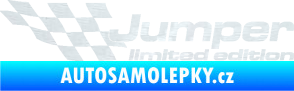 Samolepka Jumper limited edition levá 3D karbon bílý