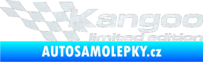 Samolepka Kangoo limited edition levá 3D karbon bílý