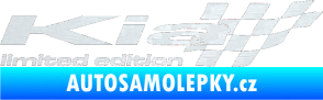 Samolepka Kia limited edition pravá 3D karbon bílý