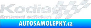 Samolepka Kodiaq limited edition pravá 3D karbon bílý