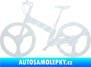 Samolepka Kolo 002 levá 3D karbon bílý