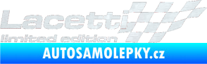 Samolepka Lacetti limited edition pravá 3D karbon bílý