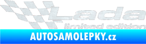 Samolepka Lada limited edition levá 3D karbon bílý