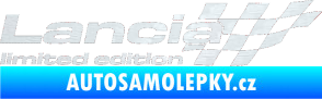 Samolepka Lancia limited edition pravá 3D karbon bílý